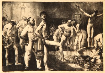 Baño de hombres de negocios, 1923 de George Wesley Bellows
